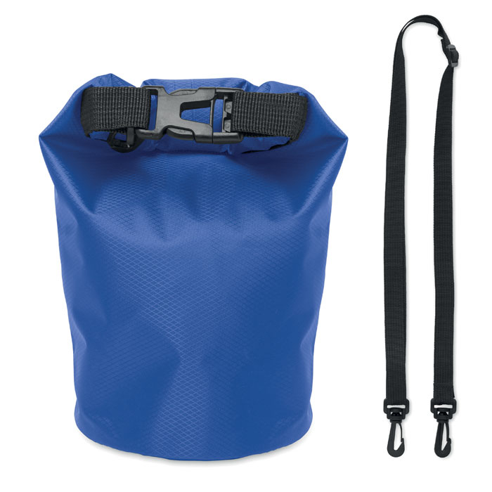 Sac imperméable publicitaire 210T rPET 1,5L BOLSAIBLE Bleu royal